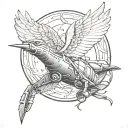 Airborne tattoo design idea