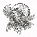 Airborne tattoo design idea