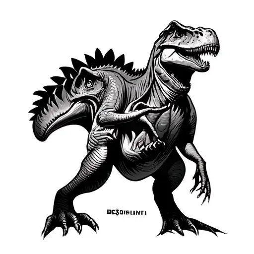 Jurassic Park tattoo design idea