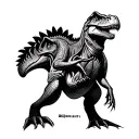 Jurassic Park tattoo design idea