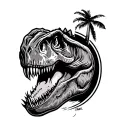 Jurassic Park tattoo design idea