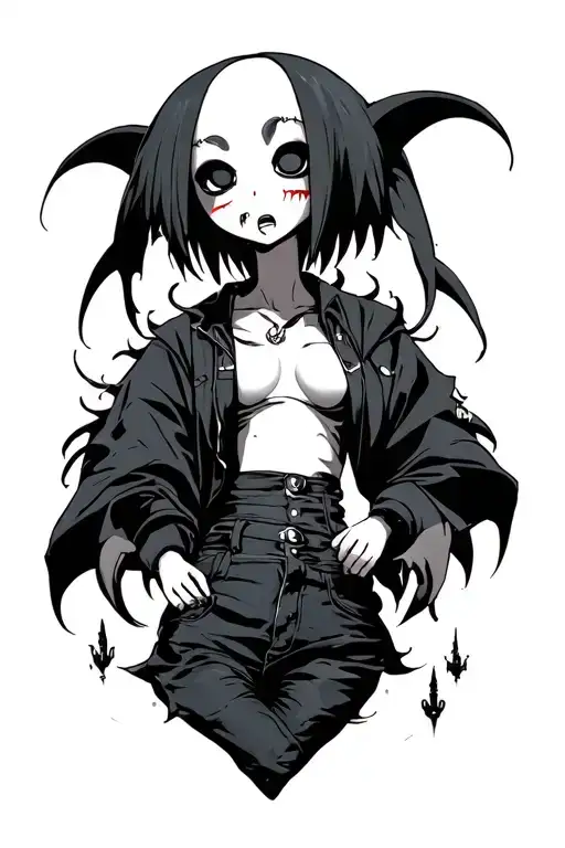 soul eater anime tattoo design idea