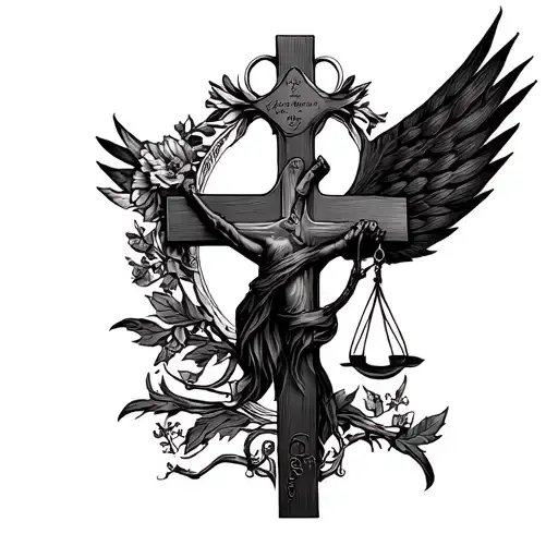 "Legal Kreuz Psalm 91" Psalm 91 Forearm Tattoo tattoo design idea