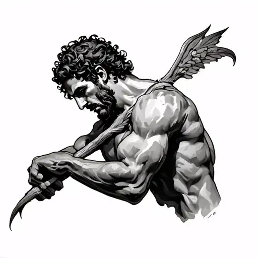 Milo Of Croton tattoo design idea