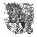 persia tattoo design idea