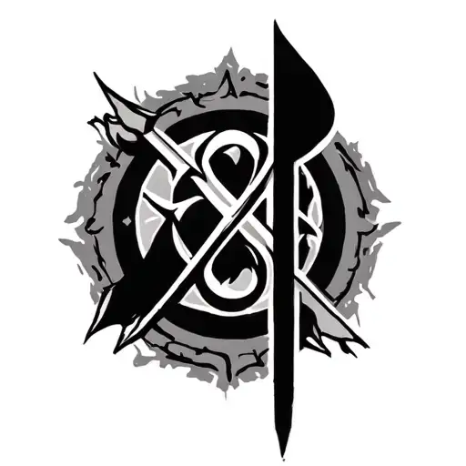 Discipline Symbol tattoo design idea