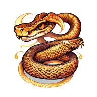 snake tattoo design idea