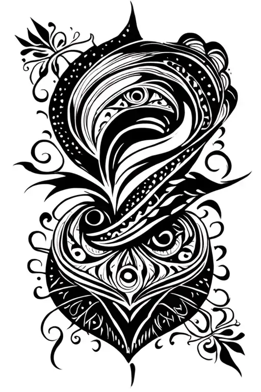 Philippine tribal patterns tattoo design idea