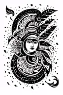 Philippine tribal patterns tattoo design idea