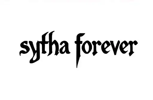 "sytha forever" tattoo design idea