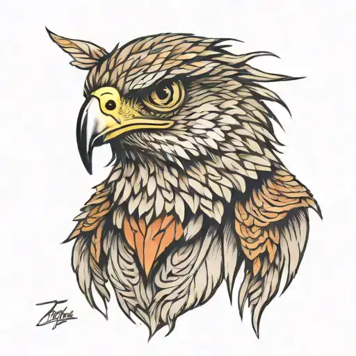 hawk eyes and beak faded collar bone tattoo tattoo design idea