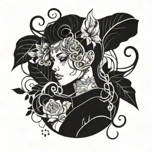 Femboy tattoo design idea