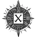 2004 Roman Numerals tattoo design idea