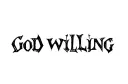 "God willing" tattoo design idea