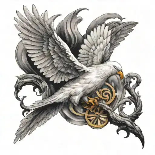 The Holy Spirit tattoo design idea