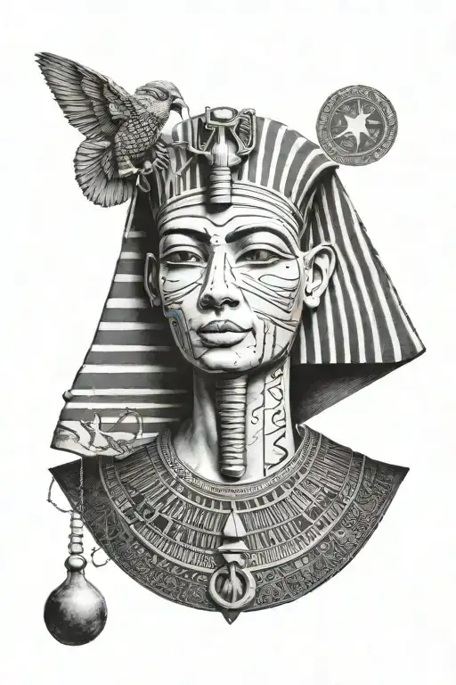 ancient Egyptian tattoo design idea