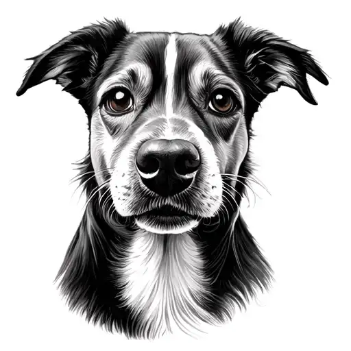 dog nose print memorial tattoo tattoo design idea