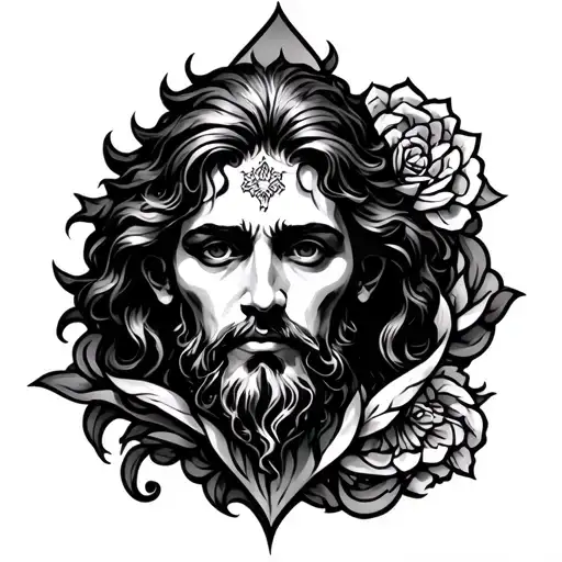 god first tattoo design idea