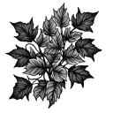 ivy vines growing on arm tattoo design idea