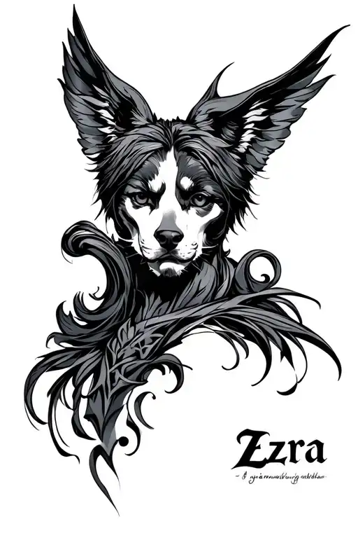 Ezra tattoo design idea