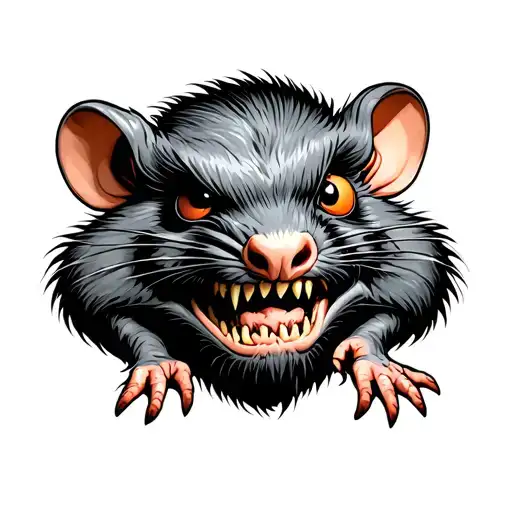 Rat Fink tattoo design idea