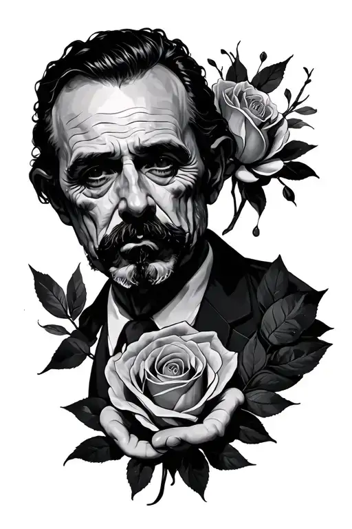 mourning a daddy tattoo design idea