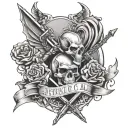 metallica, and justice for all tattoo design idea