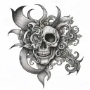Bipolar tattoo design idea