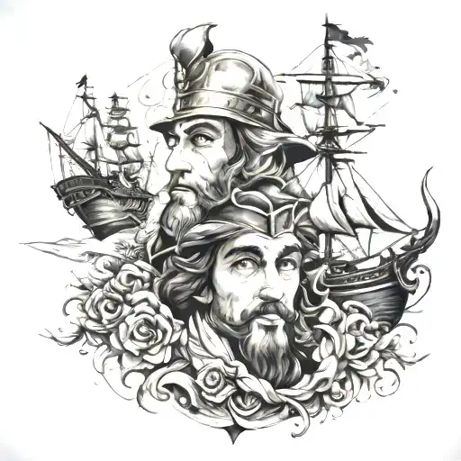 Count of Monte Cristo tattoo design idea