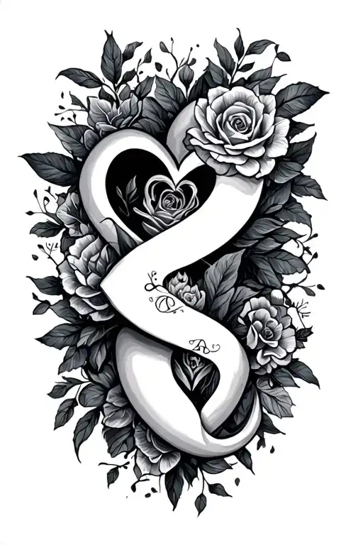 Love conquers all tattoo design idea