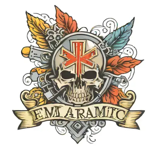 EMS Paramedic first class tattoo design idea