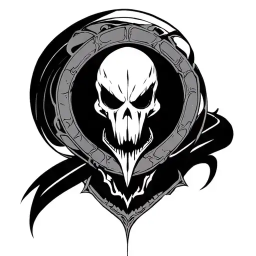 overlord anime tattoo  tattoo design idea