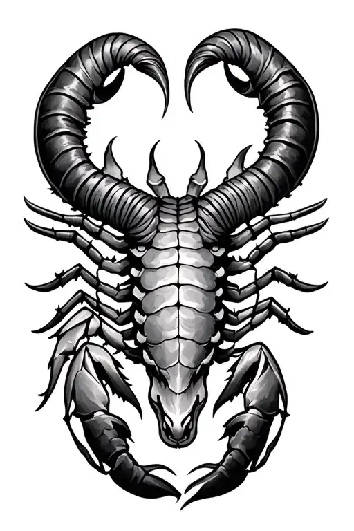 Scorpio And Aries tattoo design idea