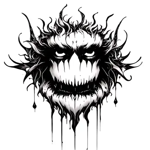 Lucifer's last tear tattoo design idea