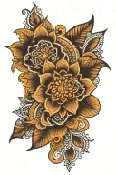 Henna Inspired Tattoo tattoo design idea