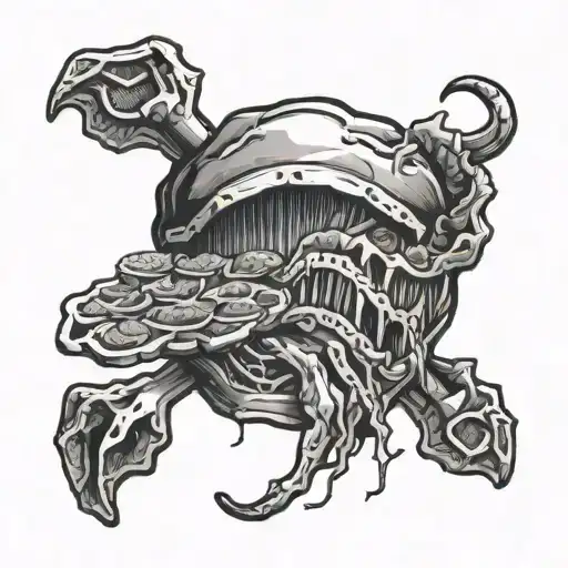 meat time tattoo design idea