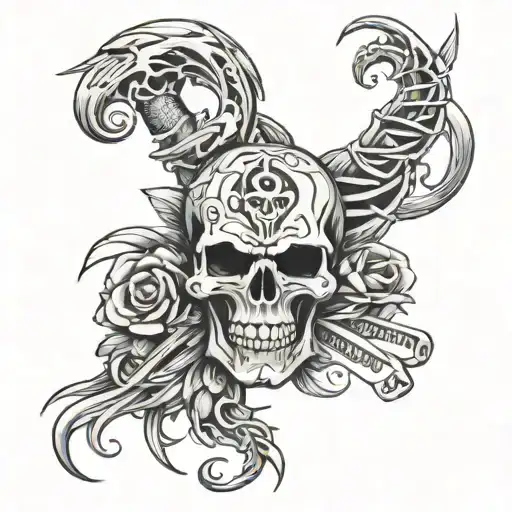 death before dishonor tattoo design idea