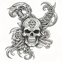 death before dishonor tattoo design idea