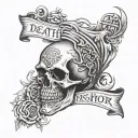 death before dishonor tattoo design idea