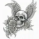 death before dishonor tattoo design idea
