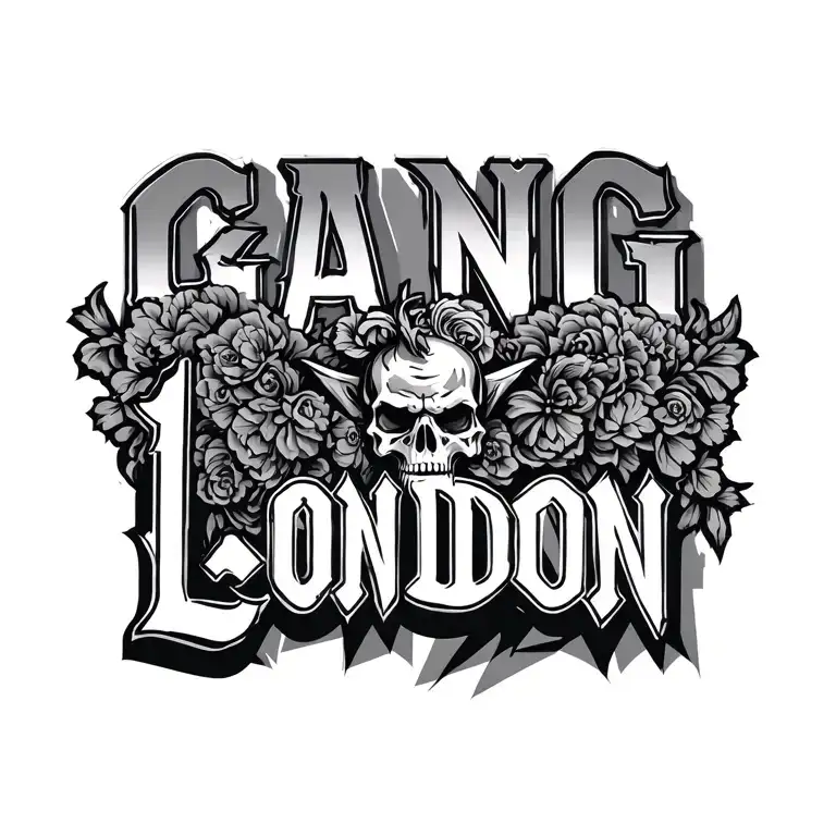 Gang London 1800s Street tattoo design idea
