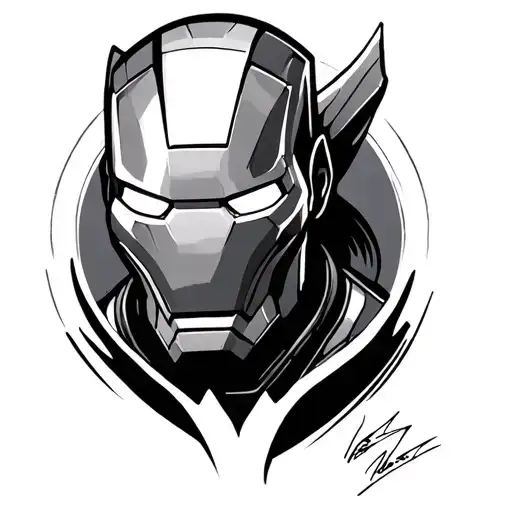 Ironman avengers tattoo design idea