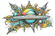 comet 💫 tattoo design idea