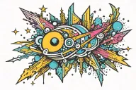 comet 💫 tattoo design idea