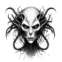 Giger tattoo design idea