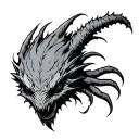 Cryptid tattoo design idea