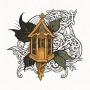 Church tattoo design idea