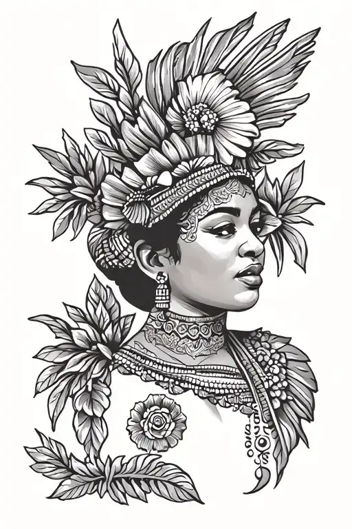 Angola tattoo design idea