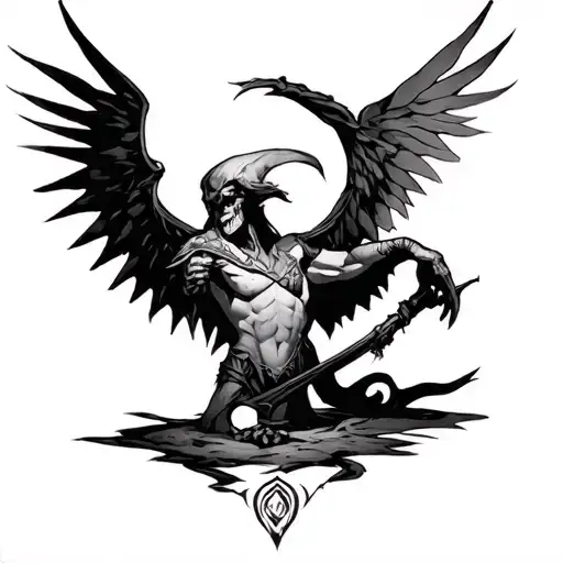 Magic The Gathering tattoo design idea