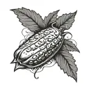 Pickle tattoo design idea